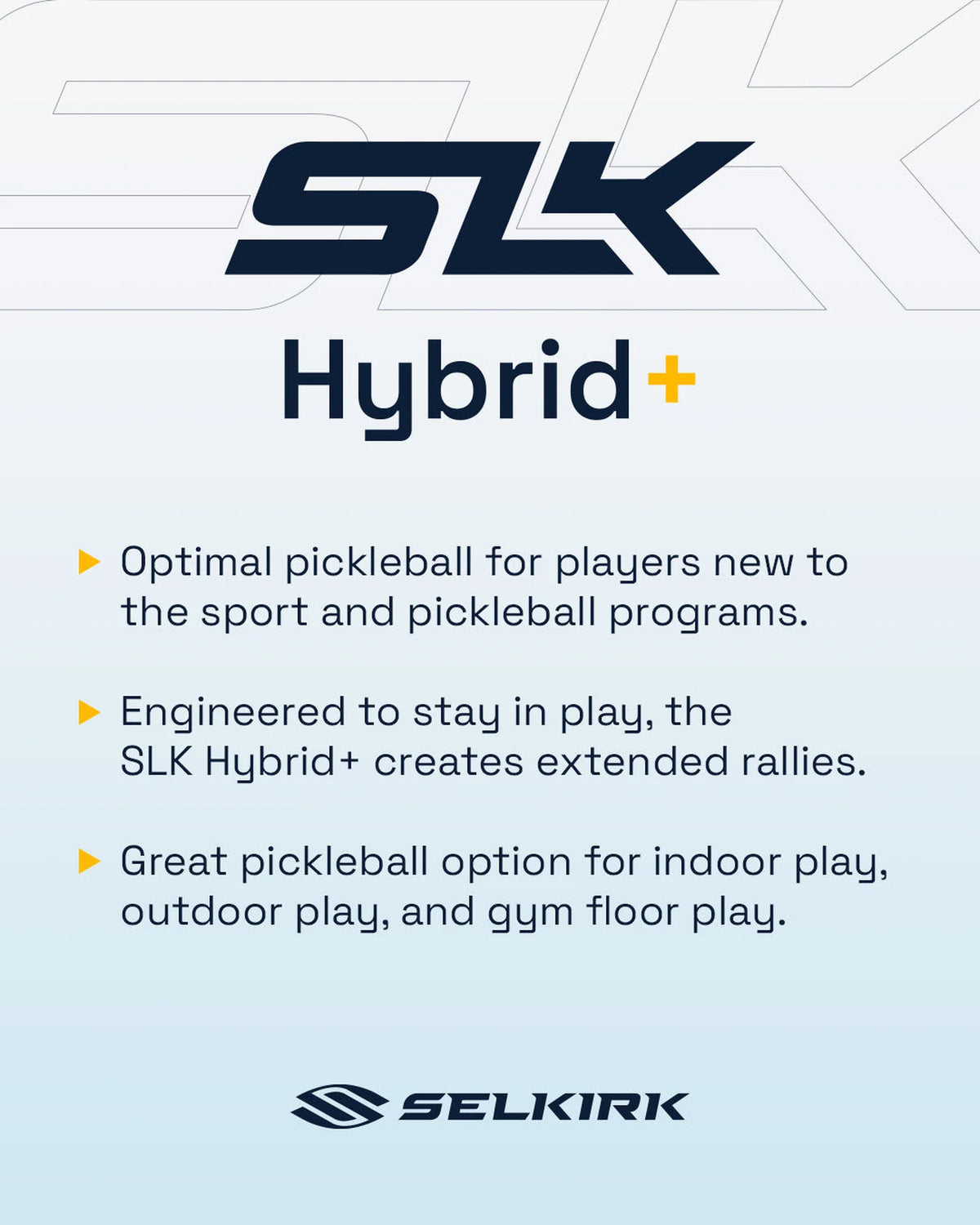 SLK Hybrid+ Pickleball 100 pack