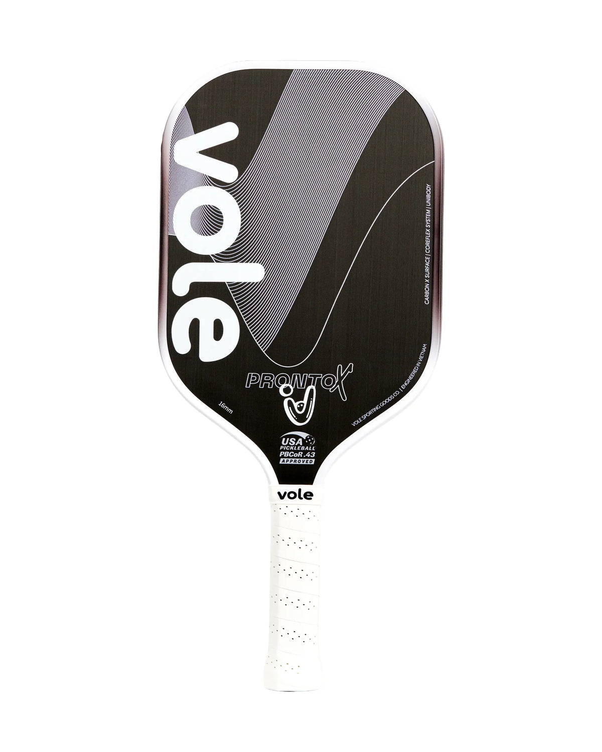 Vole Pronto X 16mm — Elongated / White