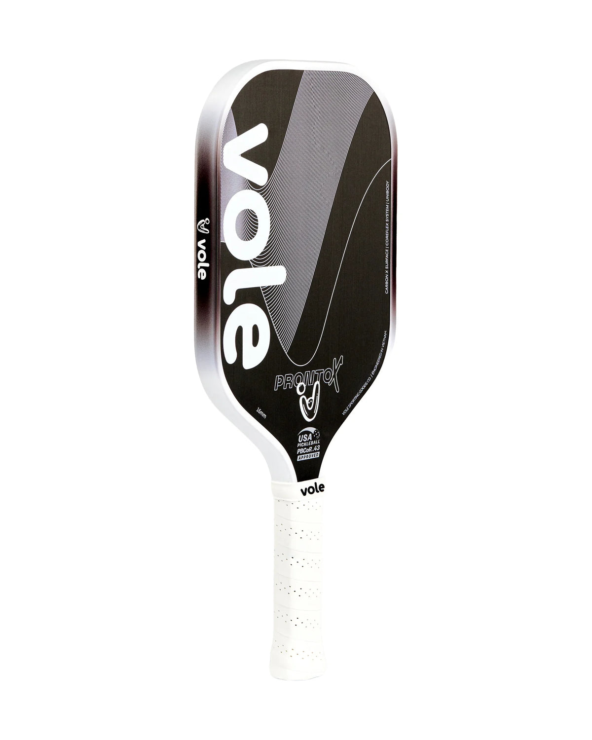 Vole Pronto X 16mm — Elongated / White