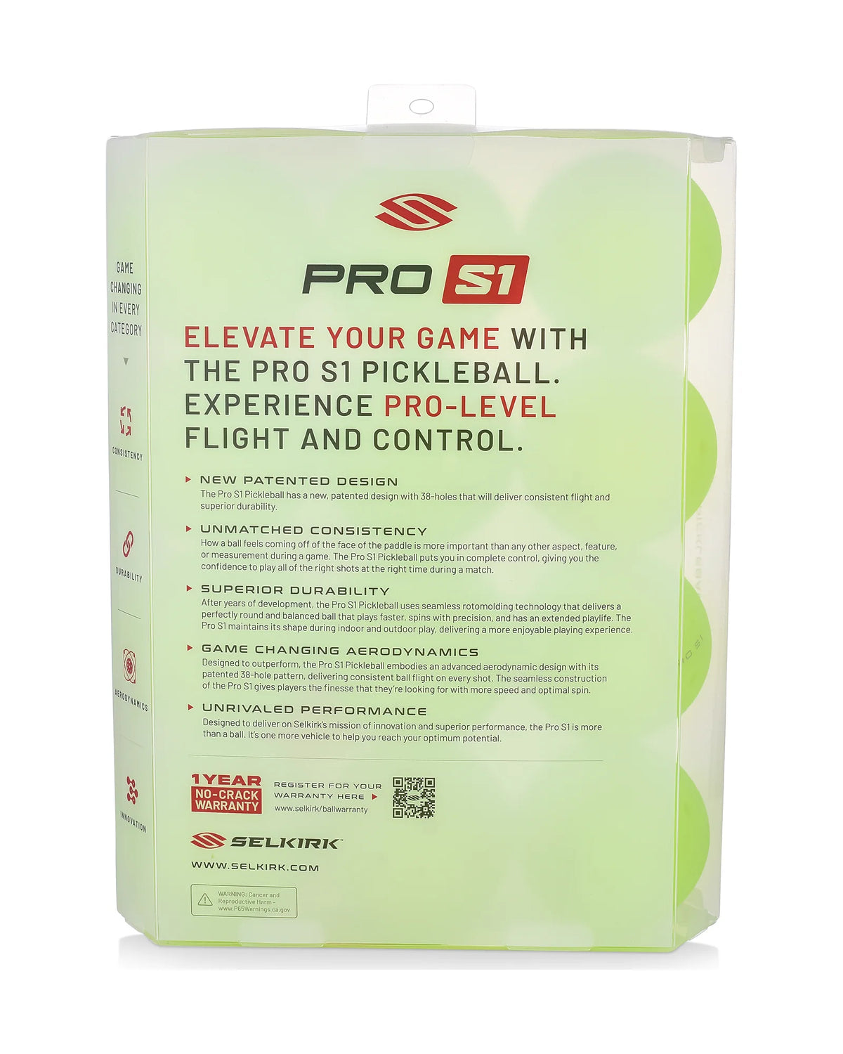 Selkirk Pro S1 Pickleballs